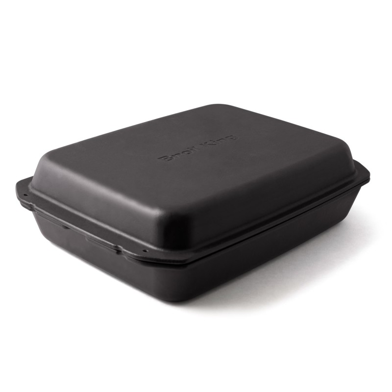 BROIL KING Żeliwna brytfanna z rusztem