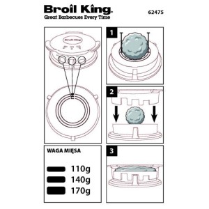 BROIL KING Praska do burgerów