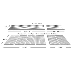 Grill gazowy Broil King Imperial S 690 BI do zabudowy z szafką na butlę