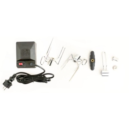 Elementy zestawu rożna z silnikiem elektrycznym BROIL KING