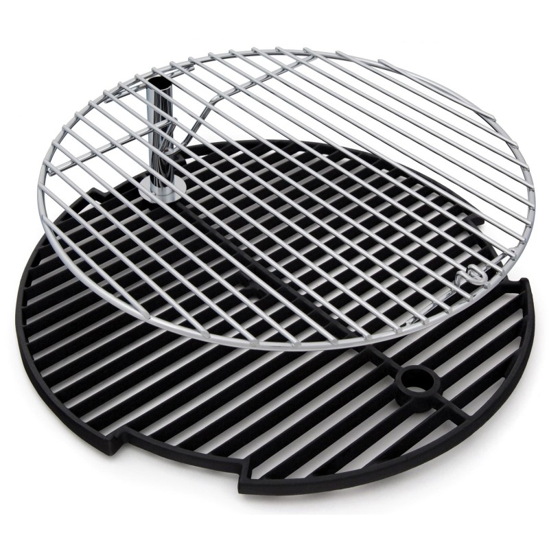 Ruszt żeliwny i górna półka do grilla KEG BROIL KING