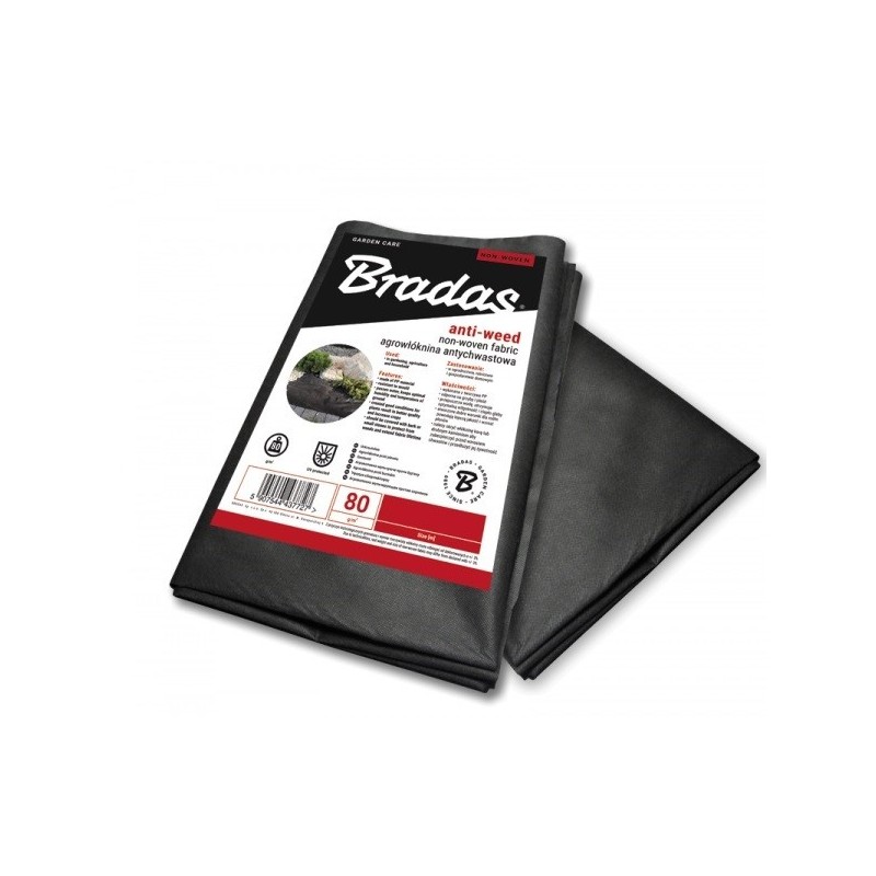 Agrowłóknina 80 czarna, 3,2x5m antychwastowa