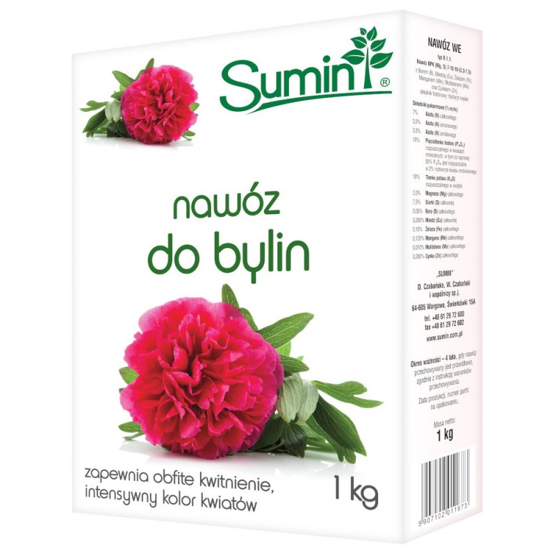 Nawóz do bylin - 1kg SUMIN