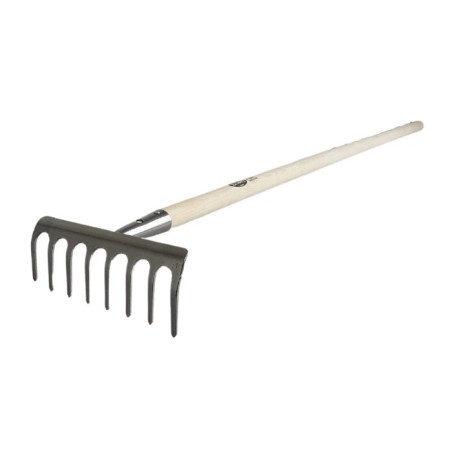 Grabie spawane 8-zębne z trzonkiem