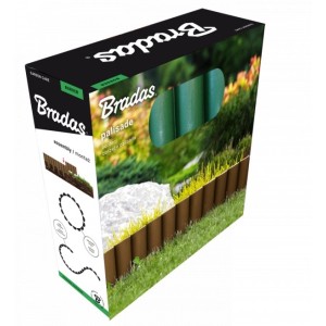 Obrzeże palisada PALGARDEN 2,5m - brązowe