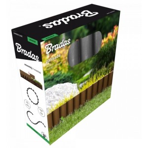 Obrzeże palisada PALGARDEN 2,5m - grafitowe