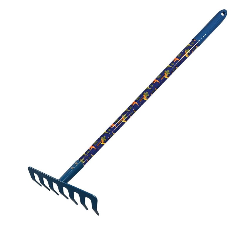 Grabki metalowe dla dzieci, niebieskie 64cm