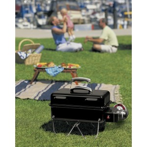 Grill gazowy Weber Go-Anywhere, Czarny