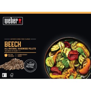 Pellet drzewny Buk - 8kg WEBER