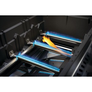 Grill gazowy Napoleon Rogue XT 525 SIB z palnikiem bocznym Sizzle Zone, Stal Szlachetna