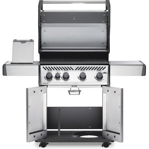 Grill gazowy Napoleon Rogue XT 525 SIB z palnikiem bocznym Sizzle Zone, Stal Szlachetna