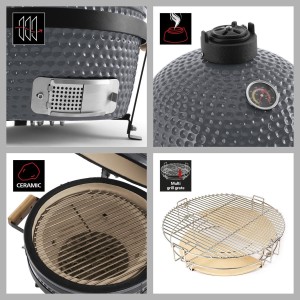 LANDMANN Grill węglowy ceramiczny KAMADO Small