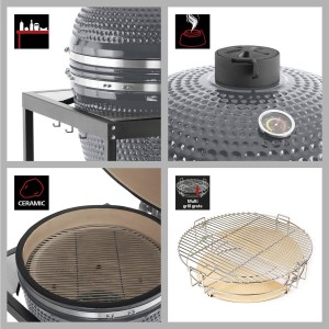 LANDMANN Grill węglowy ceramiczny KAMADO Extra Large