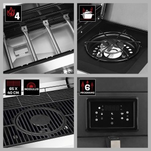 LANDMANN Grill gazowy FRYTON COOK 4.1