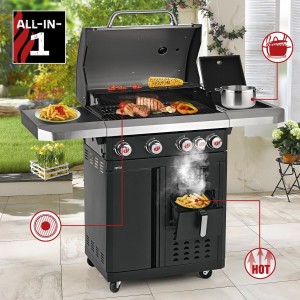 LANDMANN Grill gazowy FRYTON COOK 4.1