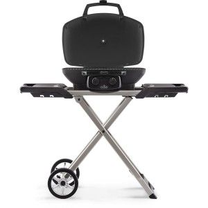 Grill gazowy Napoleon TravelQ 285X na kartusze z wózkiem nożycowym, Czarny