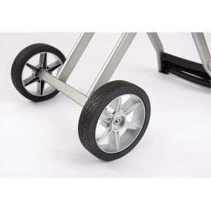 Grill gazowy Napoleon TravelQ 285X na kartusze z wózkiem nożycowym, Czarny