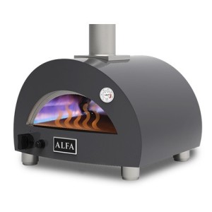 Piec do pizzy Moderno 2 Pizze na gaz, żółty