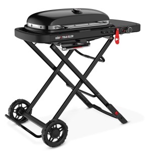 Grill gazowy Weber Traveler Stealth Edition, Czarny