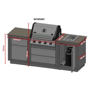 Kuchnia zewnętrzna Napoleon OASIS™ Compact Prestige® 500