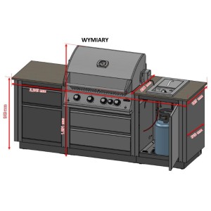 Kuchnia zewnętrzna Napoleon OASIS™ Compact Seria 700 32"