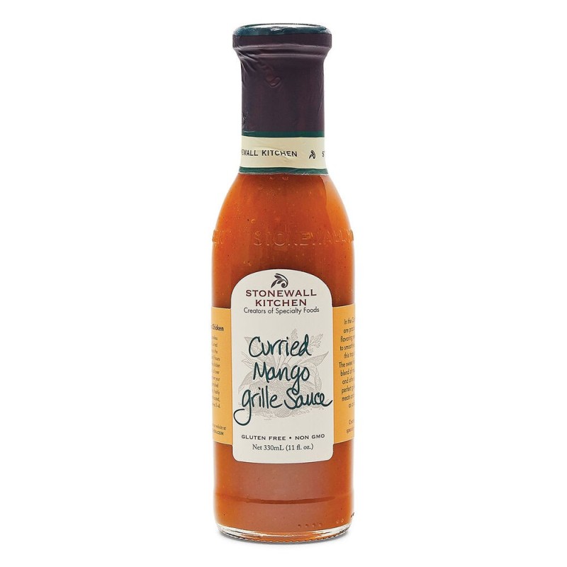 Curried Mango Grille Sauce 330ml - STONEWALL KITCHEN