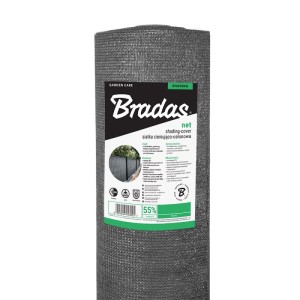Siatka cieniująco-osłonowa 55%, 1,5x25m, 60g - szara