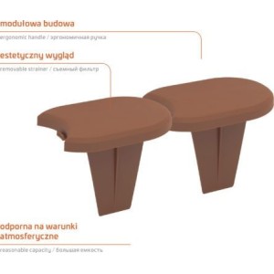 Palisada MINI Extra Jasny brąz