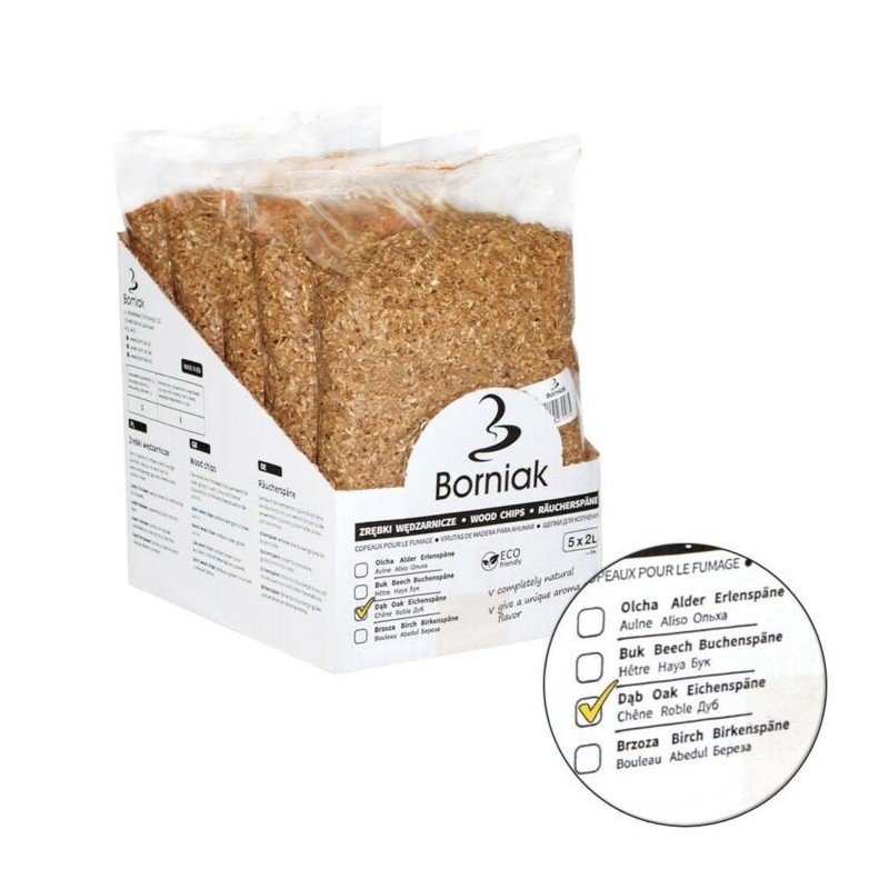 Zrębki wędzarnicze Dąb 2L BORNIAK