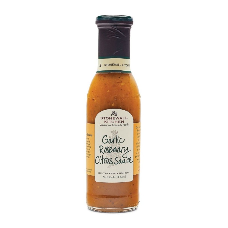 Garlic Rosemary Citrus Sauce 330ml - STONEWALL KITCHEN