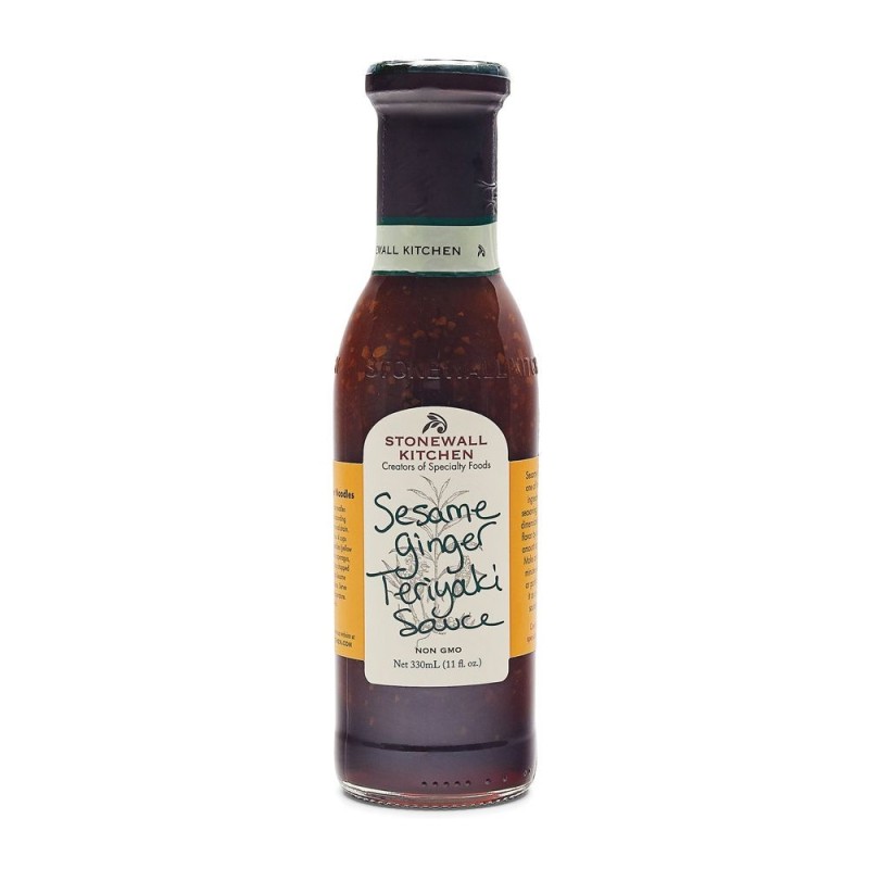 Sesame Ginger Teriyaki Sauce 330ml - STONEWALL KITCHEN