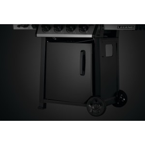 Grill gazowy Napoleon Legend 365 DSIB z palnikiem bocznym Sizzle Zone, Czarny