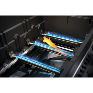 Grill gazowy Napoleon Rogue XT 425 SIB z palnikiem bocznym Sizzle Zone, Stal Szlachetna