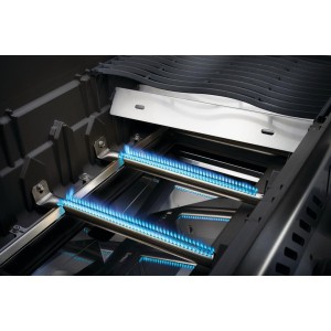 Grill gazowy Napoleon Rogue SE 525 RSIB z palnikiem rożna i palnikiem bocznym Sizzle Zone, Czarny