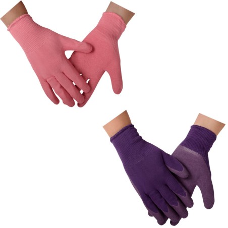 Rękawice ogrodowe pokryte lateksem - rozmiary S/L