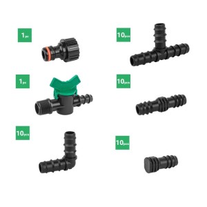Zestaw akcesoriów do linii kroplującej 16mm - 42 szt.