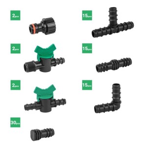 Zestaw akcesoriów do linii kroplującej 16mm - 81 szt.