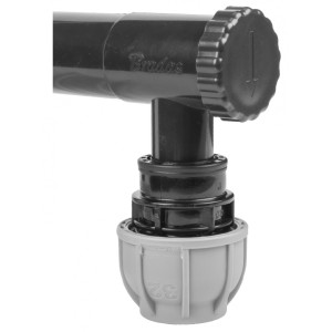 Zbieracz / łapacz wody deszczowej z zaworem - 100mm / 1"- GRAFIT