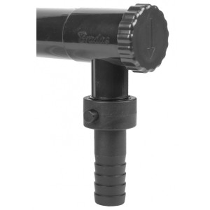 Zbieracz / łapacz wody deszczowej z zaworem - 100mm / 1"- GRAFIT