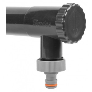 Zbieracz / łapacz wody deszczowej z zaworem - 100mm / 1"- GRAFIT