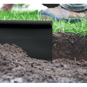Obrzeże proste trawnikowe 18m x 12,5cm, czarne
