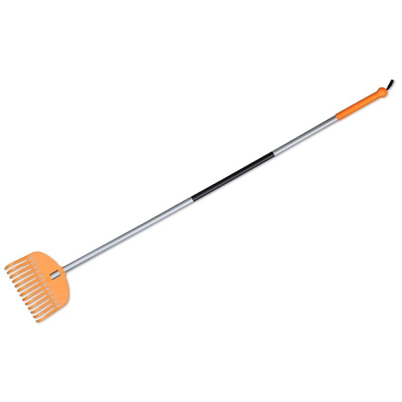 TQ Grabie wachlarzowe 13 zębów, trzonek stalowy