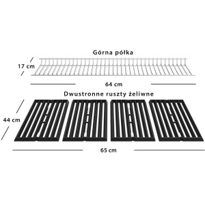 Grill gazowy Broil King Baron 420 BI do zabudowy na butlę