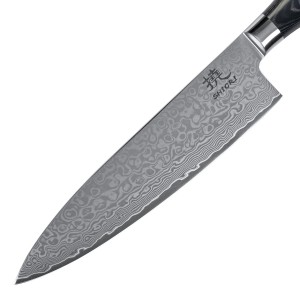 Kuro Muro + Santoku + Sifu - Zestaw noży ze stali damasceńskiej SHIORI