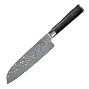 Kuri Muro + Santoku + Sifu - Zestaw 3 noży ze stali damasceńskiej SHIORI