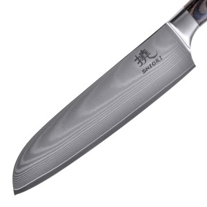 Chairo Shoto + Santoku + Sifu - Zestaw 3 noży ze stali damasceńskiej SHIORI