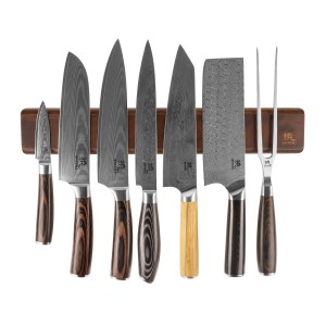 Hangu Suru - Listwa magnetyczna na noże z orzecha włoskiego SHIORI