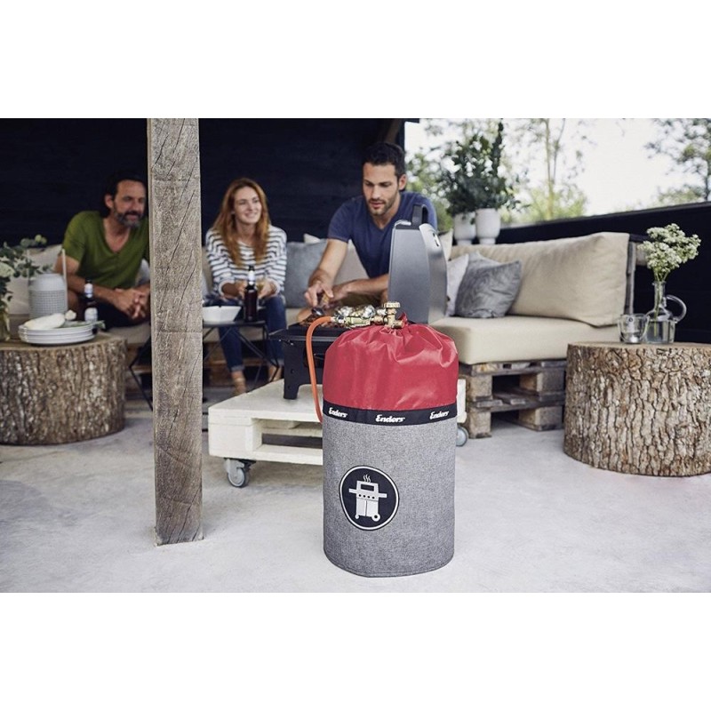 Pokrowiec na butlę gazową 11kg, czerwony ENDERS