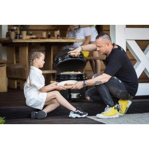 Grill ceramiczny Kamado Bono MINIMO, czarny