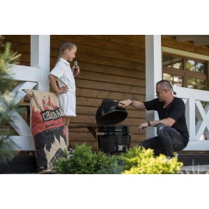 Grill ceramiczny Kamado Bono MINIMO, czarny